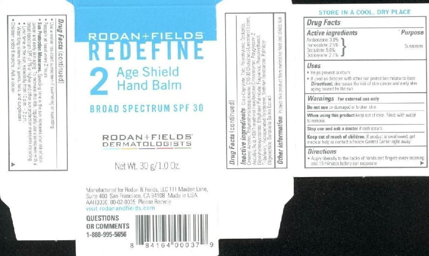 Rodan And Fields Redefine Age Shield Hand Shield Balm Spf30 Breastfeeding