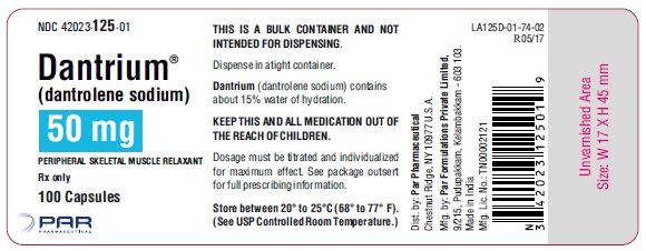 50 mg Bottle Label