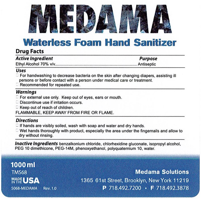 Medama Waterless Foam Hand Sanitizer | Hand Sanitizer Liquid Breastfeeding