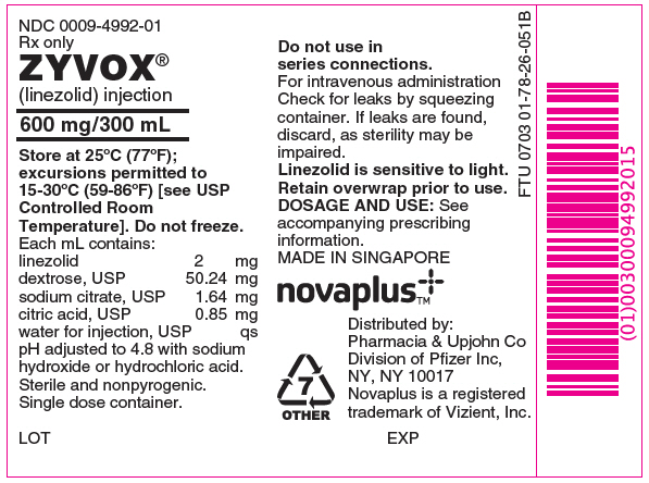 PRINCIPAL DISPLAY PANEL -  600 mg/300 mL Overwrap Label