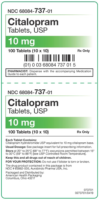 10 mg Citalopram Tablets Carton