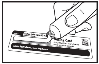 measure using dosing card