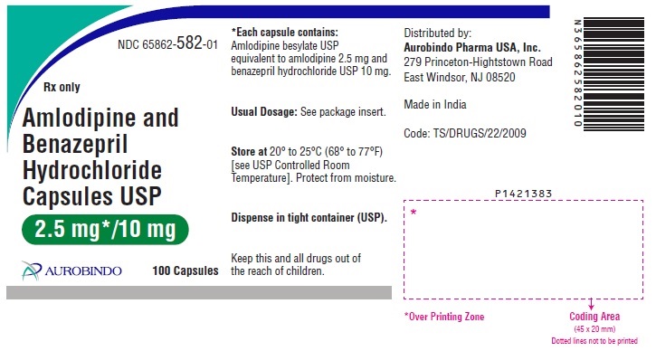 PACKAGE LABEL-PRINCIPAL DISPLAY PANEL - 2.5 mg/10 mg (100 Capsules Bottle)
