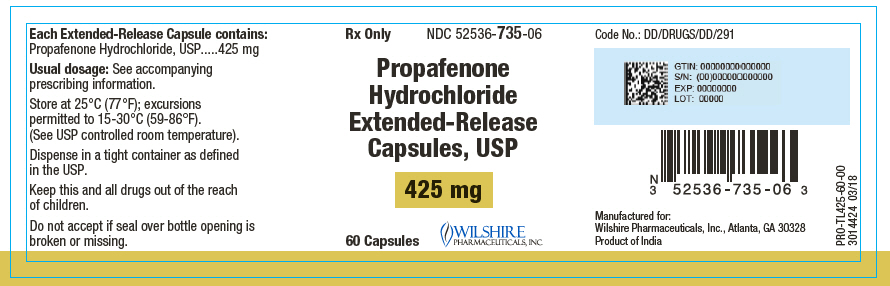 PRINCIPAL DISPLAY PANEL - 425 mg Capsule Bottle Label