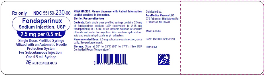 PACKAGE LABEL-PRINCIPAL DISPLAY PANEL - 2.5 mg per 0.5 mL - Prefilled Syringe Blister Pack Label