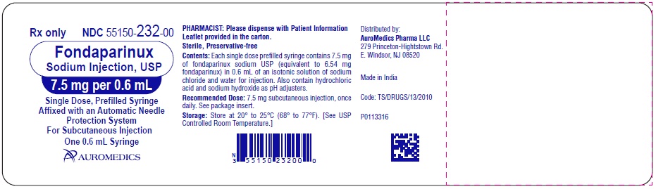 PACKAGE LABEL-PRINCIPAL DISPLAY PANEL – 7.5 mg per 0.6 mL - Prefilled Syringe Blister Pack Label