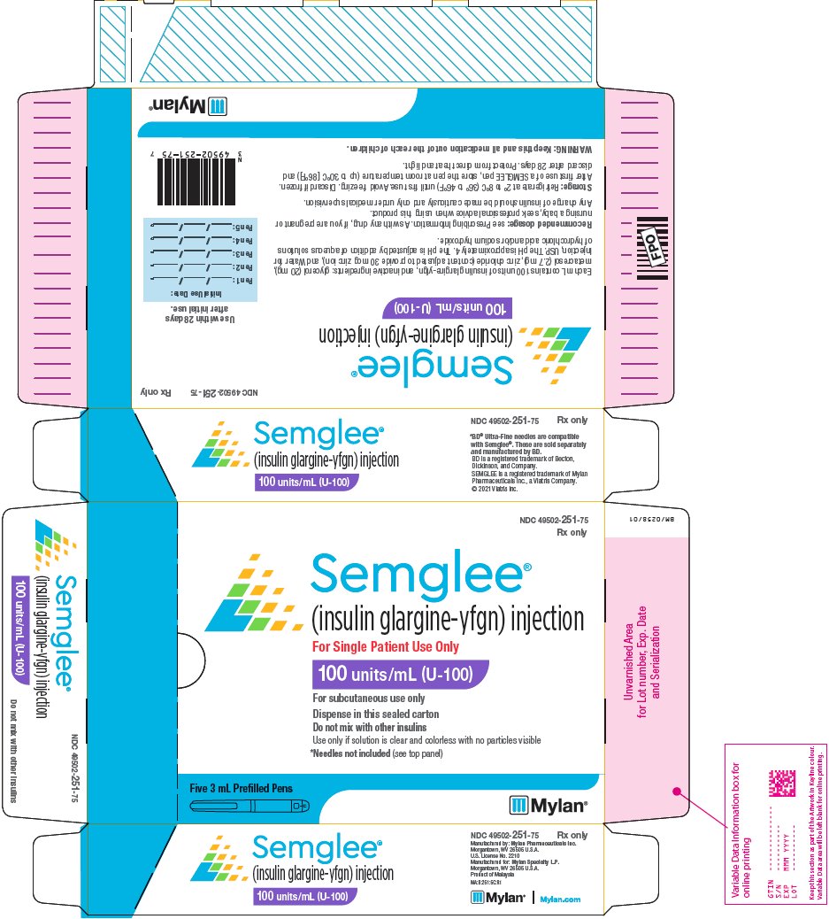 Semglee Injection 100 units/mL Pen Carton