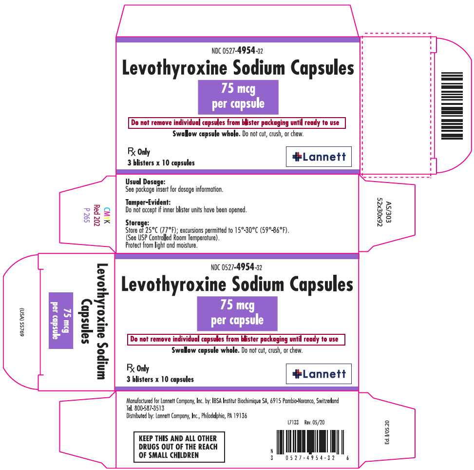 PRINCIPAL DISPLAY PANEL - 75 mcg Capsule Blister Pack Carton