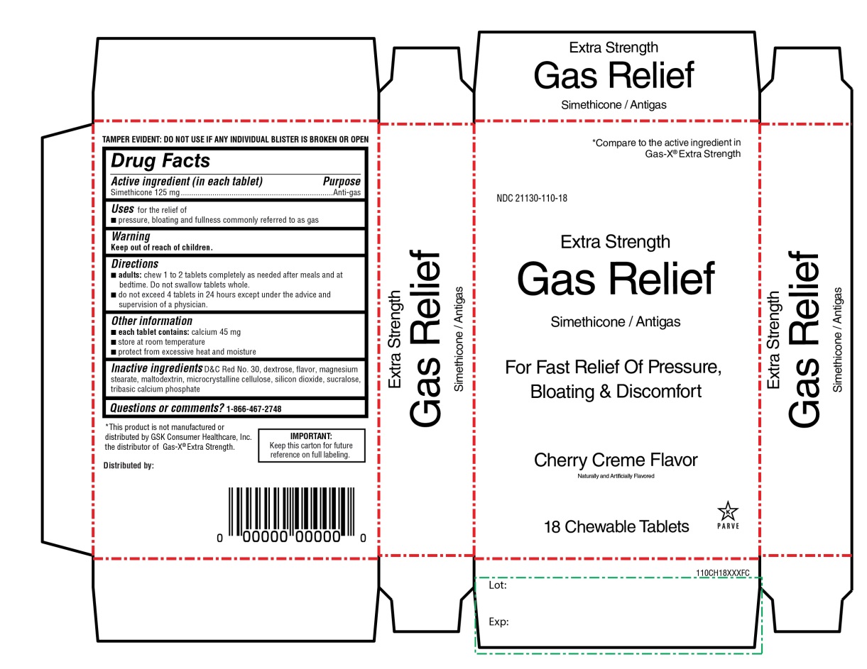 Extra Strength Gas Relief Simethicone 18 Chewable Tablets