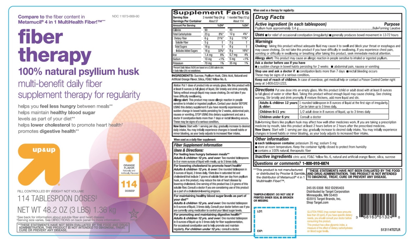 up and up  fiber therapy 100% natural psyllium husk