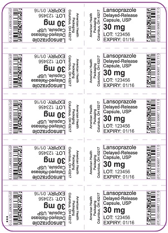 30 mg Lansoprazole Delayed-Release Capsule Blister
