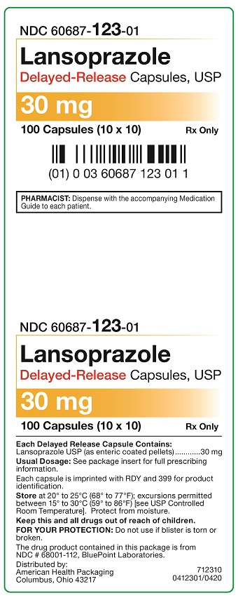 20 mg Lansoprazole Delayed-Release Capsules Carton