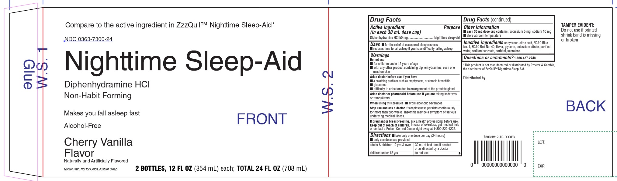Nighttime Sleep Aid Dihenhydramine HCl