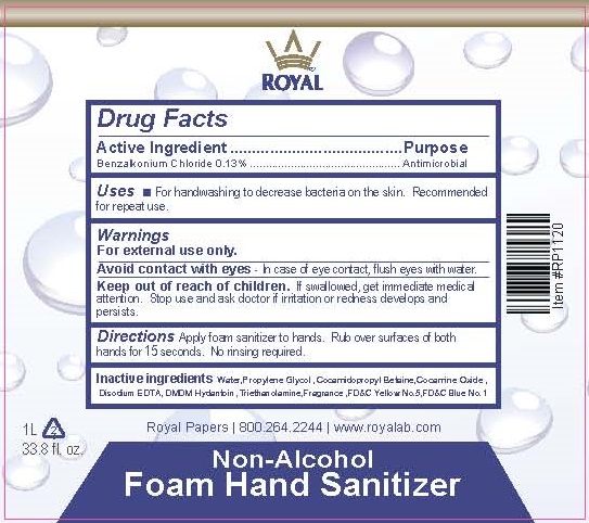 Royal Product_Labels_Non-Alc Foam Hand Sanitizer