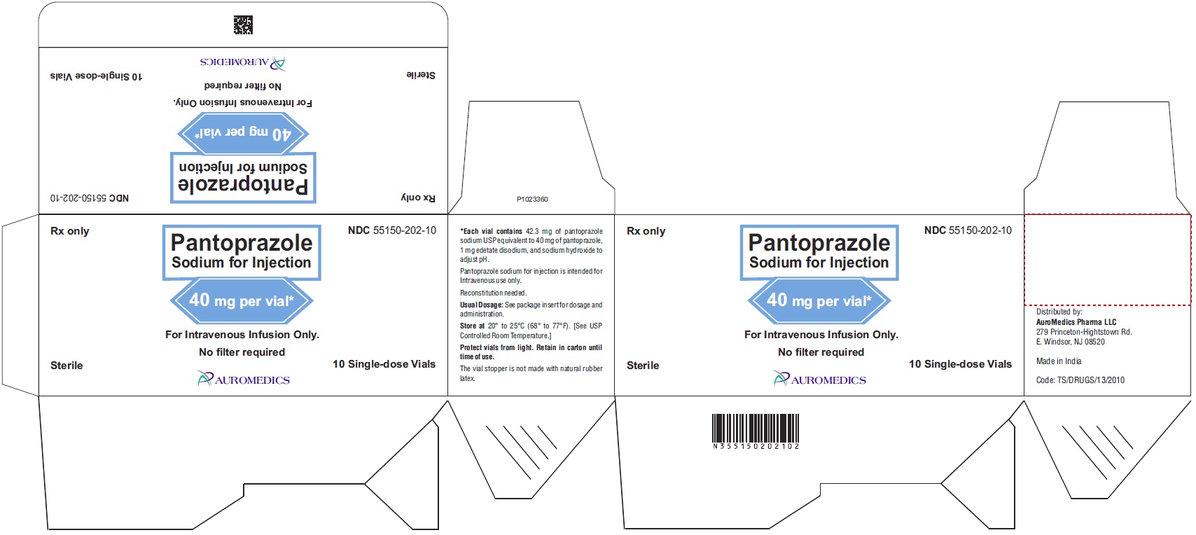 PACKAGE LABEL-PRINCIPAL DISPLAY PANEL - 40 mg per vial - Container-Carton (10 Vials)