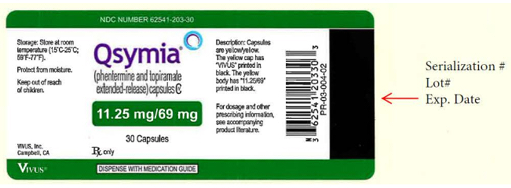 PRINCIPAL DISPLAY PANEL - 11.25 mg/69 mg Capsule Bottle Label