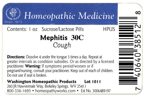 Mephitis label example