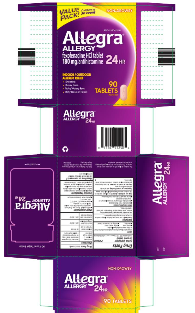 Allegra
ALLERGY
180 mg/ antihistamine
24 HR
90 TABLETS

