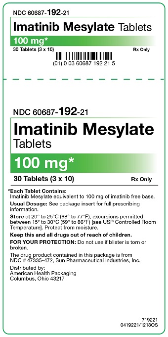 100 mg Imatinib Mesylate Tablets Carton