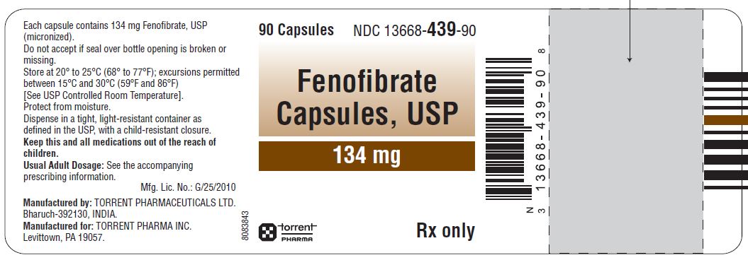 Fenofibrate Capsules, USP 134mg  500 counts