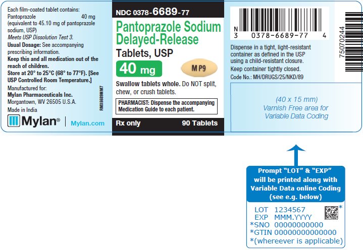 Pantoprazole Sodium Delayed-Release Tablets, USP 20 mg Bottle Label