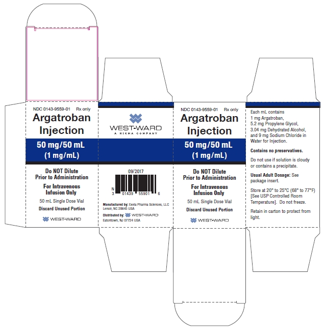 Argatroban 50 mL carton serialized