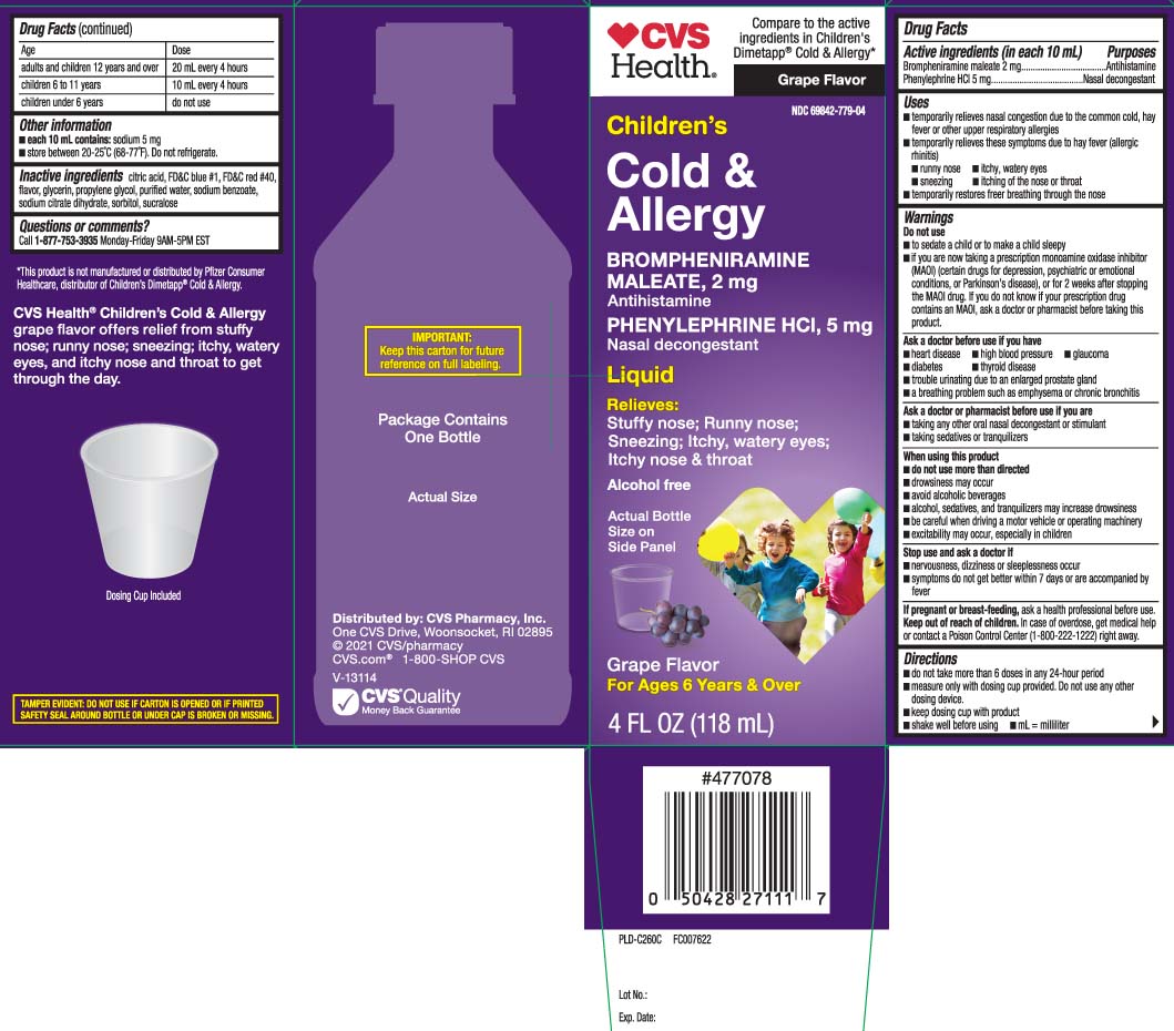 Brompheniramine maleate 2 mg, Phenylephrine HCl 5 mg