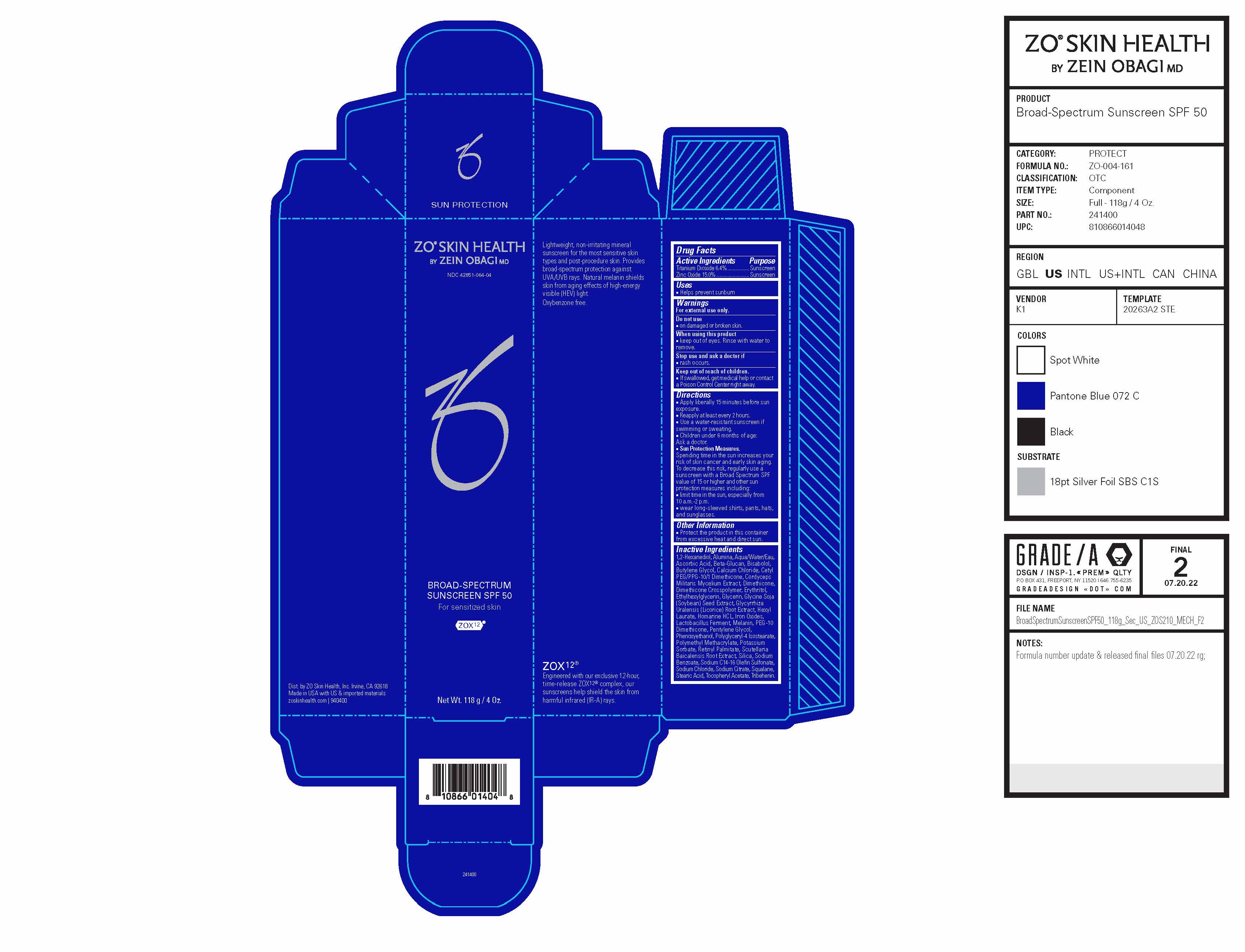 Broad-Spectrum Sunscreen SPF 50