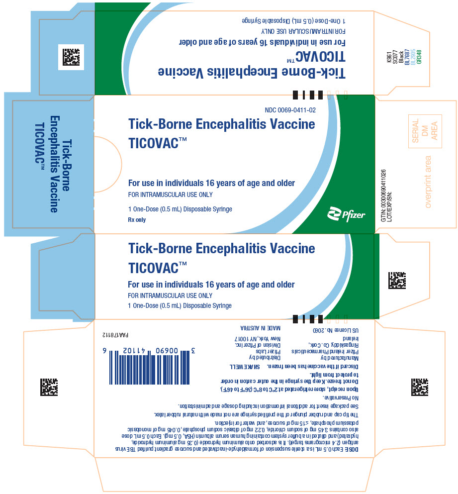 PPRINCIPAL DISPLAY PANEL - 0.5 mL Syringe Carton - 0069-0411-02