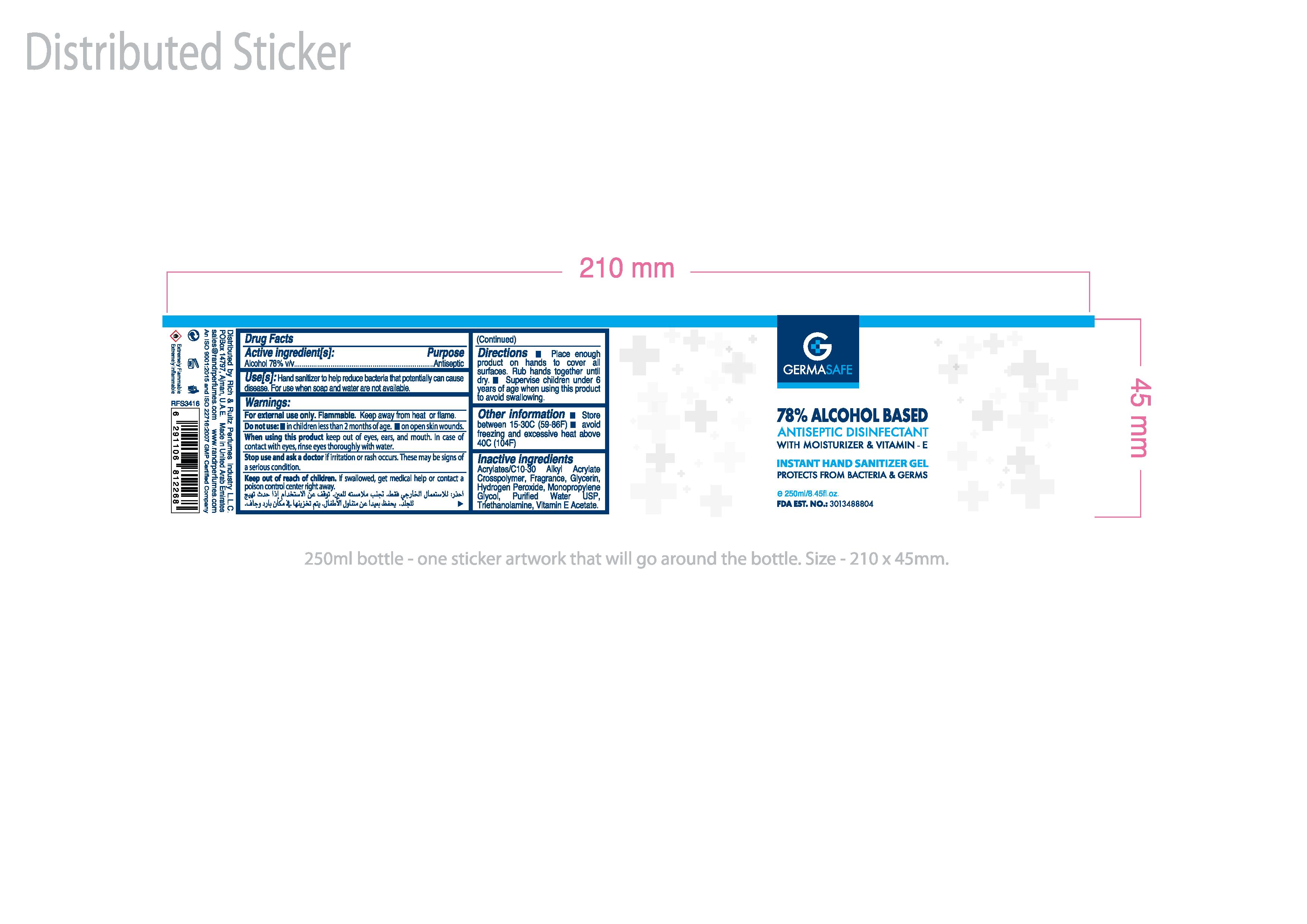 250ml Gel Label