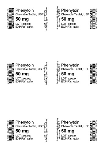 50 mg Phenytoin Chewable Tablet Blister