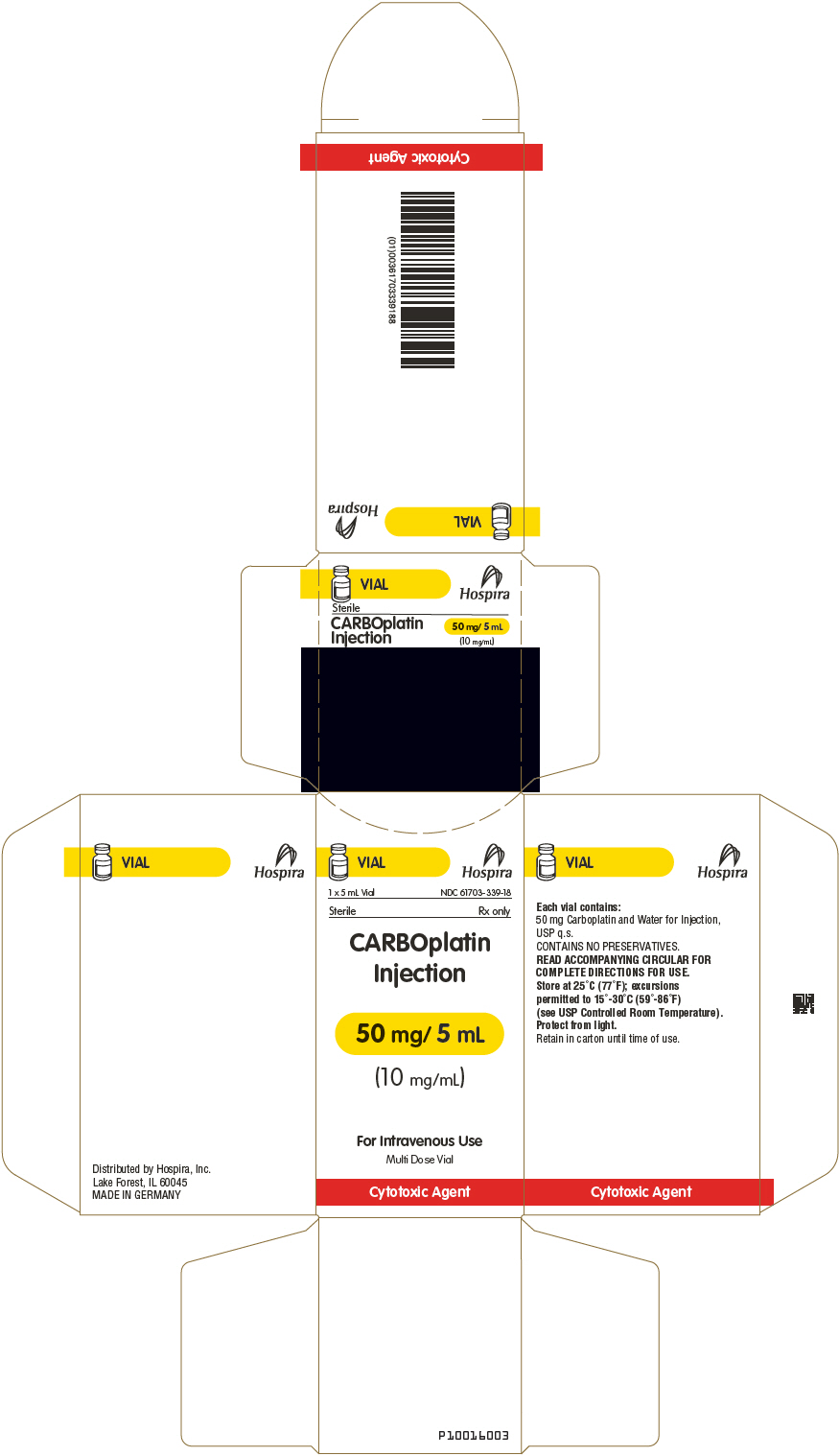 PRINCIPAL DISPLAY PANEL - 5 mL Vial Carton