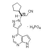 Ruxolitinib phosphate structure