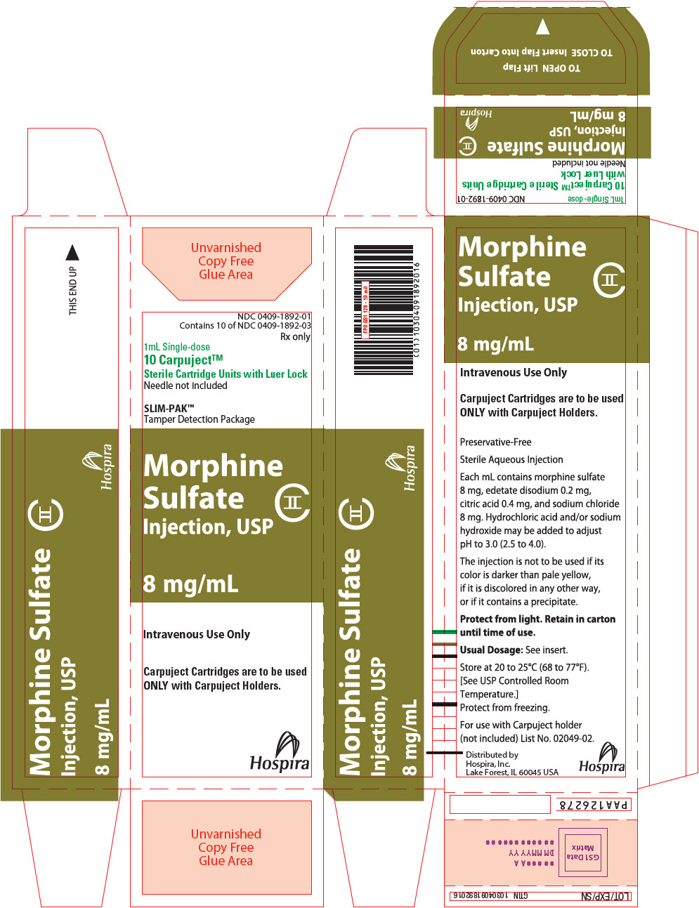PRINCIPAL DISPLAY PANEL - 8 mg/mL Cartridge Carton