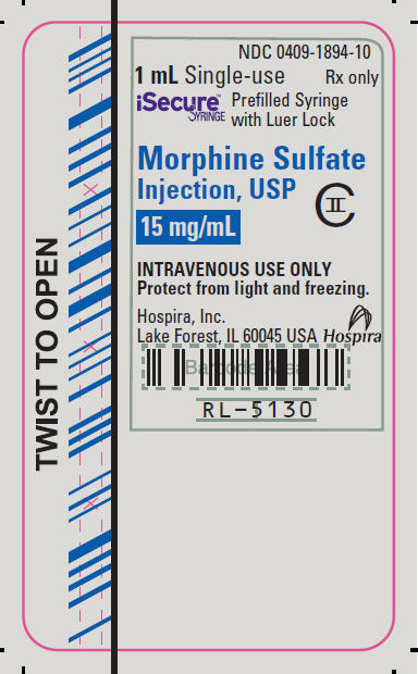 PRINCIPAL DISPLAY PANEL - 15 mg/mL Syringe Label - RL-5130