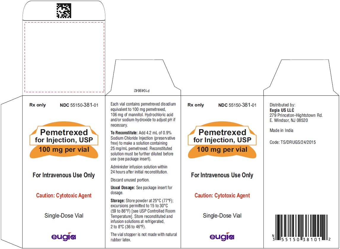 PACKAGE LABEL-PRINCIPAL DISPLAY PANEL- 100 mg per vial - Container Carton
