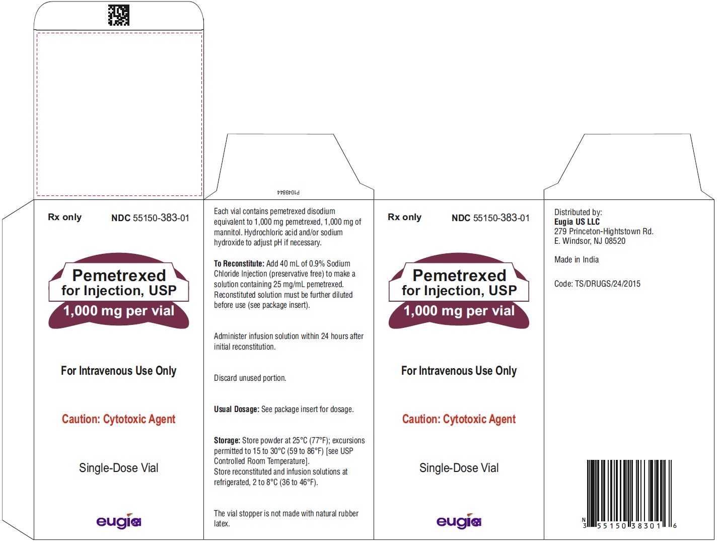 PACKAGE LABEL-PRINCIPAL DISPLAY PANEL- 1,000 mg per Vial - Container Carton