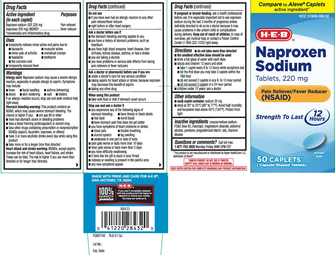 Naproxen Sodium USP, 220 mg (naproxen 200 mg) (NSAID)* *nonsteroidal anti-inflammatory drug