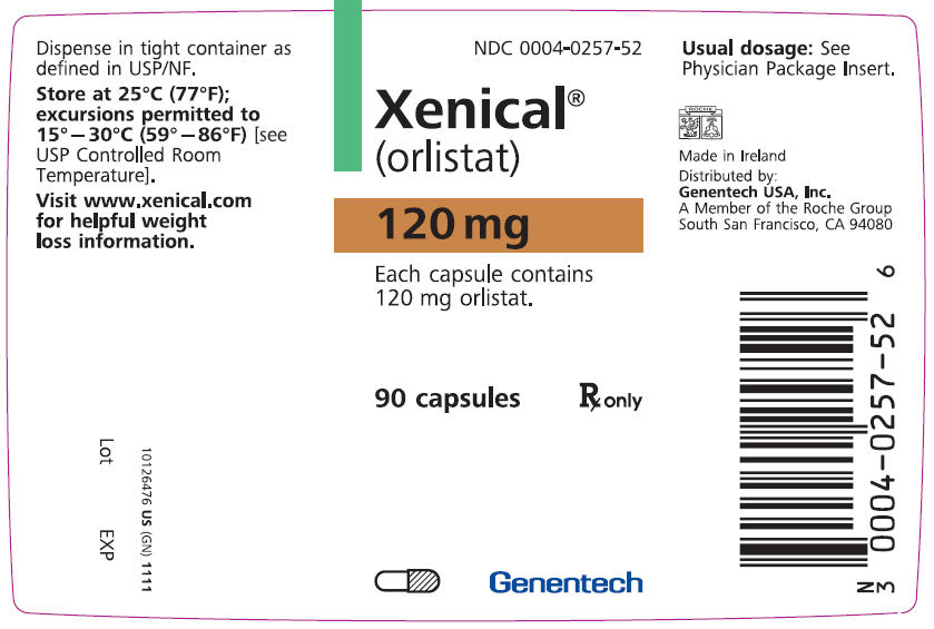 PRINCIPAL DISPLAY PANEL - 120 mg Capsule Bottle Label