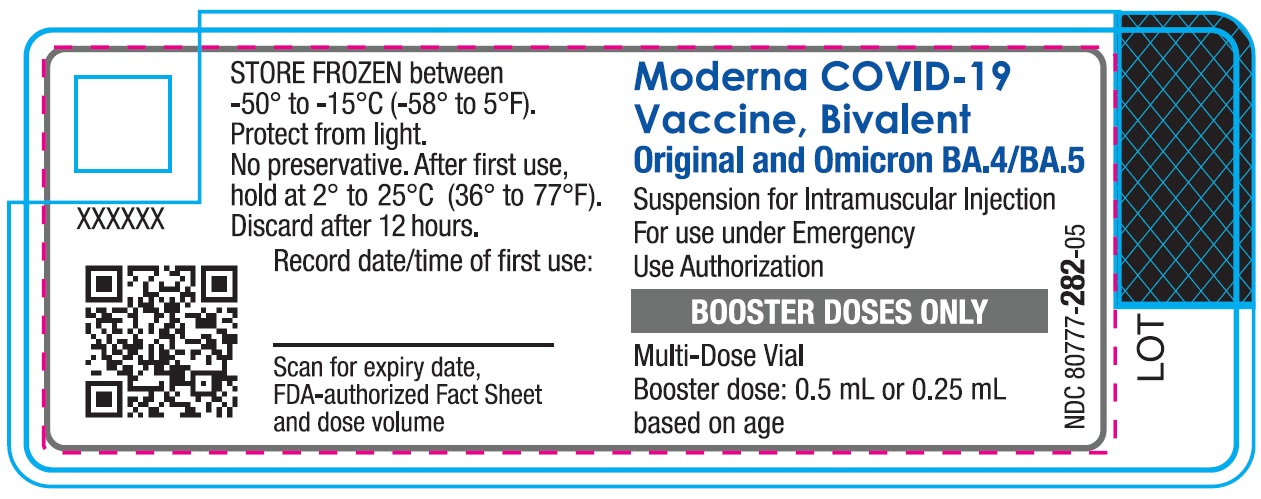 Moderna COVID-19 Vaccine, Bivalent Suspension for Intramuscular Injection for use under Emergency Use Authorization-Booster Doses Only-Multi-Dose 2.5 mL Vial