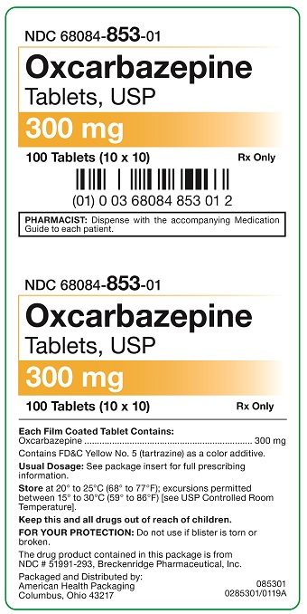 300 mg Oxcarbazepine Tablets Carton