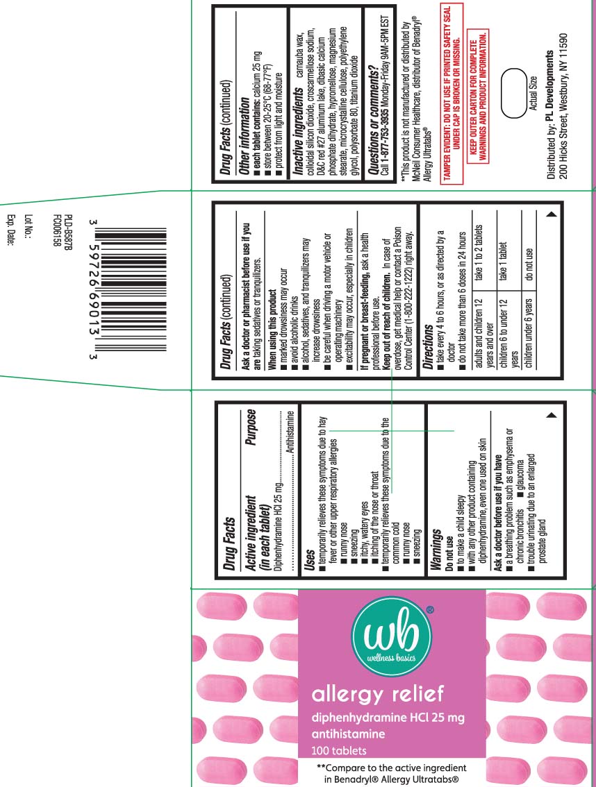 Diphenhydramine HCL 25 mg