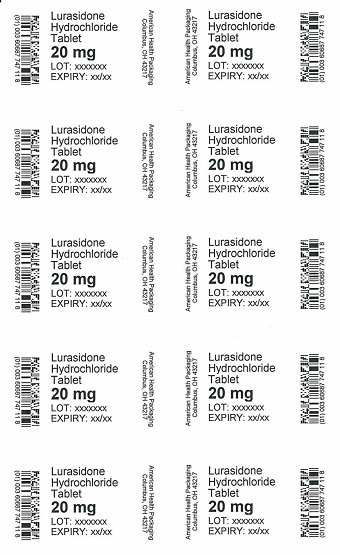 20 mg Lurasidone Hydrochloride Tablet Blister