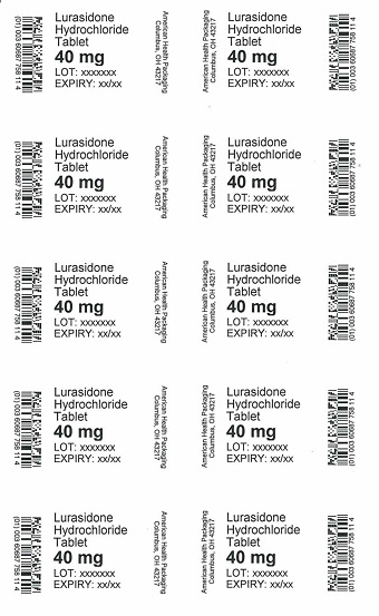 40 mg Lurasidone Hydrochloride Tablet Blister