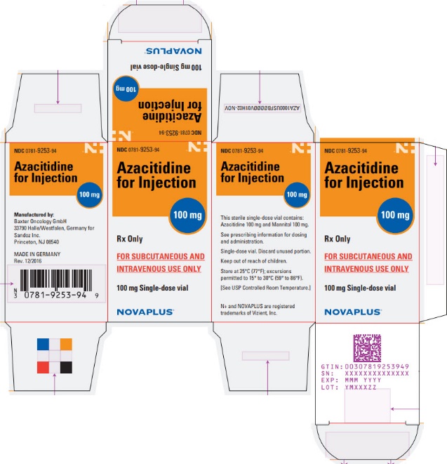 PRINCIPAL DISPLAY PANEL - 100 mg Vial Carton