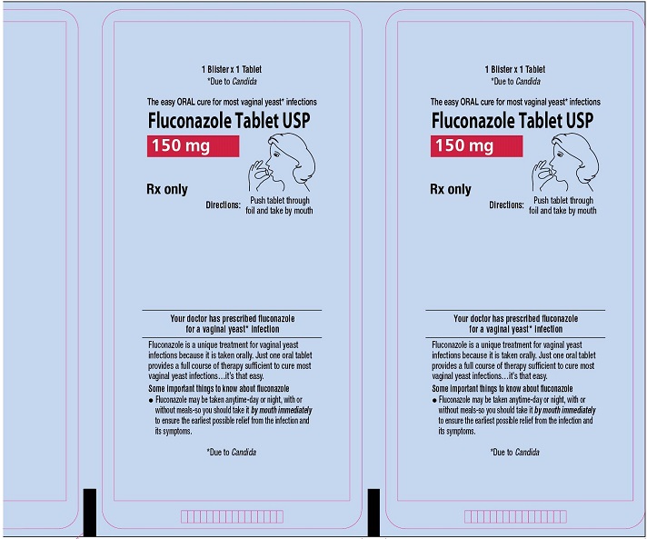 Fluconazole 150 mg unit dose package of 1