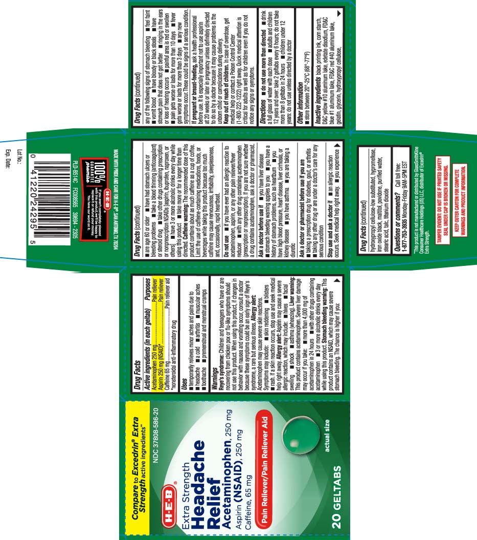 Acetaminophen 250 mg, Aspirin 250 mg (NSAID)* Caffeine 65 mg, *nonsteroidal anti-inflammatory drug