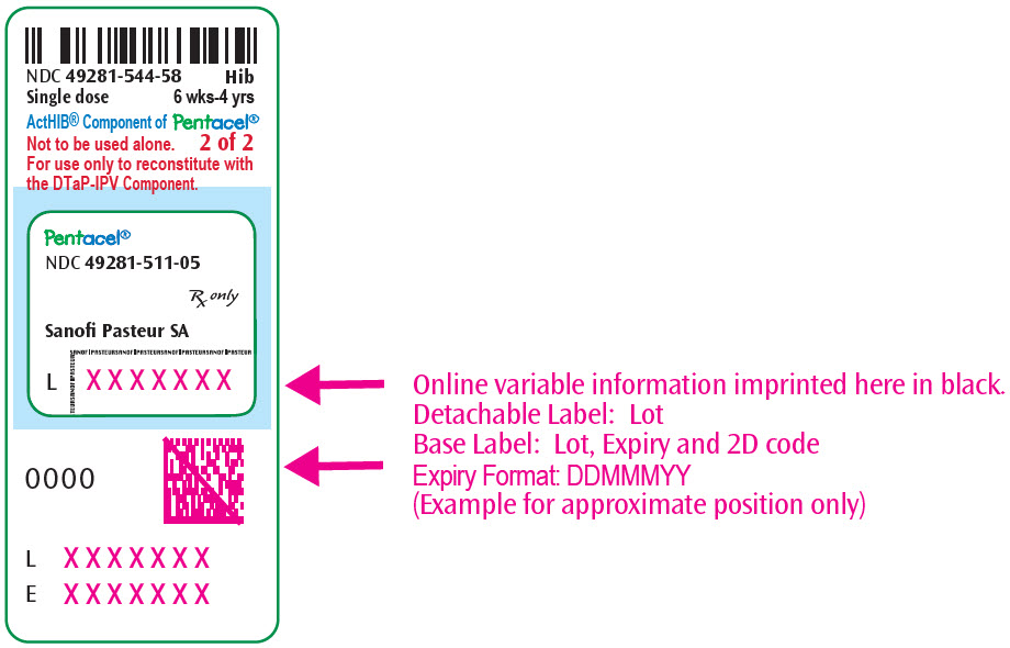 PRINCIPAL DISPLAY PANEL - 0.5 mL Vial Label - 544