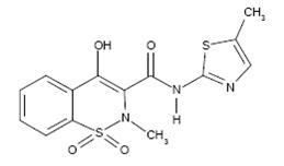 structured product formula for meloxicam