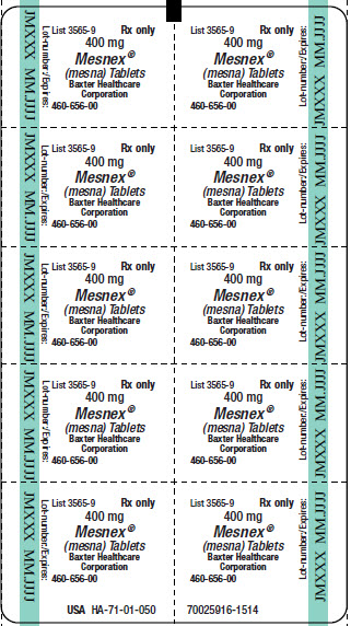 Representative Container Blister Pack Labeling 400 mg